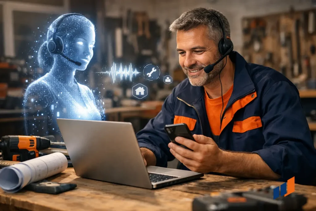 KI-Telefonagent für Handwerker im Alltag